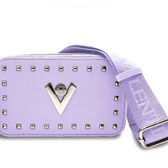 Valentino Orlandi Handbags - NWT Valentino Orlandi Lavender Premium Studded Clutch Sealed Uncirculated
